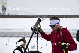 13.02.2019, Soldier Hollow, United States of America (USA): Christian Gow (CAN) -  IBU world cup biathlon, training, Soldier Hollow (USA). www.nordicfocus.com. © Manzoni/NordicFocus. Every downloaded picture is fee-liable.