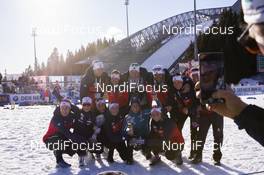 23.03.2019, Oslo, Norway (NOR): Event Feature: Norway celebrates the globes in Relay and Mixed Relay - IBU world cup biathlon, cups, Oslo (NOR). www.nordicfocus.com. © Manzoni/NordicFocus. Every downloaded picture is fee-liable.