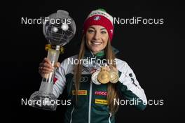 24.03.2019, Oslo, Norway (NOR): Dorothea Wierer (ITA) - IBU world cup biathlon, cups, Oslo (NOR). www.nordicfocus.com. © Manzoni/NordicFocus. Every downloaded picture is fee-liable.
