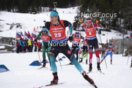 24.03.2019, Oslo, Norway (NOR): Emilien Jacquelin (FRA) - IBU world cup biathlon, mass men, Oslo (NOR). www.nordicfocus.com. © Manzoni/NordicFocus. Every downloaded picture is fee-liable.