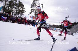 24.03.2019, Oslo, Norway (NOR): Erlend Bjoentegaard (NOR) - IBU world cup biathlon, mass men, Oslo (NOR). www.nordicfocus.com. © Manzoni/NordicFocus. Every downloaded picture is fee-liable.