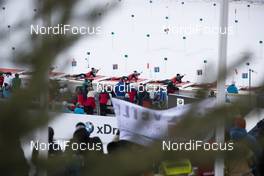 24.03.2019, Oslo, Norway (NOR): Event Feature: undefined athletes compete at the shooting range - IBU world cup biathlon, mass men, Oslo (NOR). www.nordicfocus.com. © Manzoni/NordicFocus. Every downloaded picture is fee-liable.