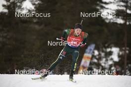 24.03.2019, Oslo, Norway (NOR): Lucas Fratzscher (GER) - IBU world cup biathlon, mass men, Oslo (NOR). www.nordicfocus.com. © Manzoni/NordicFocus. Every downloaded picture is fee-liable.