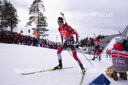 24.03.2019, Oslo, Norway (NOR): Julian Eberhard (AUT) - IBU world cup biathlon, mass men, Oslo (NOR). www.nordicfocus.com. © Manzoni/NordicFocus. Every downloaded picture is fee-liable.
