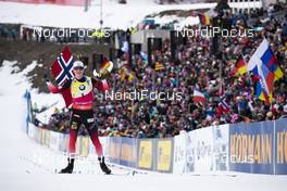 24.03.2019, Oslo, Norway (NOR): Johannes Thingnes Boe (NOR) - IBU world cup biathlon, mass men, Oslo (NOR). www.nordicfocus.com. © Manzoni/NordicFocus. Every downloaded picture is fee-liable.
