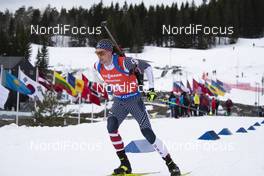 24.03.2019, Oslo, Norway (NOR): Sean Doherty (USA) - IBU world cup biathlon, mass men, Oslo (NOR). www.nordicfocus.com. © Manzoni/NordicFocus. Every downloaded picture is fee-liable.