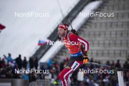 24.03.2019, Oslo, Norway (NOR): Simon Eder (AUT) - IBU world cup biathlon, mass men, Oslo (NOR). www.nordicfocus.com. © Manzoni/NordicFocus. Every downloaded picture is fee-liable.