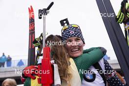 24.03.2019, Oslo, Norway (NOR): Dorothea Wierer (ITA), Clare Egan (USA), (l-r) - IBU world cup biathlon, mass women, Oslo (NOR). www.nordicfocus.com. © Manzoni/NordicFocus. Every downloaded picture is fee-liable.