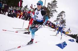 24.03.2019, Oslo, Norway (NOR): Anais Bescond (FRA) - IBU world cup biathlon, mass women, Oslo (NOR). www.nordicfocus.com. © Manzoni/NordicFocus. Every downloaded picture is fee-liable.