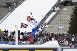 24.03.2019, Oslo, Norway (NOR): Anastasiya Kuzmina (SVK) - IBU world cup biathlon, mass women, Oslo (NOR). www.nordicfocus.com. © Manzoni/NordicFocus. Every downloaded picture is fee-liable.