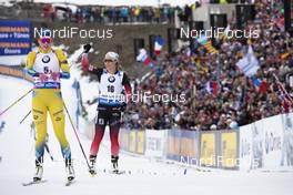 24.03.2019, Oslo, Norway (NOR): Hanna Oeberg (SWE), Tiril Eckhoff (NOR), (l-r) - IBU world cup biathlon, mass women, Oslo (NOR). www.nordicfocus.com. © Manzoni/NordicFocus. Every downloaded picture is fee-liable.
