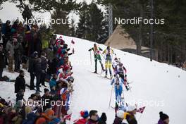 24.03.2019, Oslo, Norway (NOR): Dorothea Wierer (ITA), Hanna Oeberg (SWE), Paulina Fialkova (SVK), Marte Roeiseland (Olsbu), (l-r) - IBU world cup biathlon, mass women, Oslo (NOR). www.nordicfocus.com. © Manzoni/NordicFocus. Every downloaded picture is fee-liable.