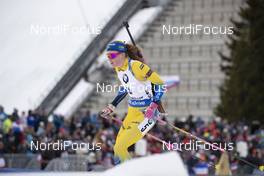24.03.2019, Oslo, Norway (NOR): Hanna Oeberg (SWE) - IBU world cup biathlon, mass women, Oslo (NOR). www.nordicfocus.com. © Manzoni/NordicFocus. Every downloaded picture is fee-liable.