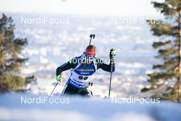 23.03.2019, Oslo, Norway (NOR): Johannes Kuehn (GER) - IBU world cup biathlon, pursuit men, Oslo (NOR). www.nordicfocus.com. © Manzoni/NordicFocus. Every downloaded picture is fee-liable.