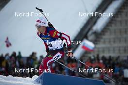 23.03.2019, Oslo, Norway (NOR): Felix Leitner (AUT) - IBU world cup biathlon, pursuit men, Oslo (NOR). www.nordicfocus.com. © Manzoni/NordicFocus. Every downloaded picture is fee-liable.