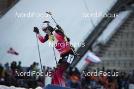 23.03.2019, Oslo, Norway (NOR): Johannes Thingnes Boe (NOR) - IBU world cup biathlon, pursuit men, Oslo (NOR). www.nordicfocus.com. © Manzoni/NordicFocus. Every downloaded picture is fee-liable.
