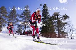 23.03.2019, Oslo, Norway (NOR): Julia Schwaiger (AUT) - IBU world cup biathlon, pursuit women, Oslo (NOR). www.nordicfocus.com. © Manzoni/NordicFocus. Every downloaded picture is fee-liable.