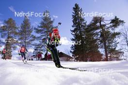 23.03.2019, Oslo, Norway (NOR): Karolin Horchler (GER) - IBU world cup biathlon, pursuit women, Oslo (NOR). www.nordicfocus.com. © Manzoni/NordicFocus. Every downloaded picture is fee-liable.