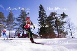 23.03.2019, Oslo, Norway (NOR): Franziska Hildebrand (GER) - IBU world cup biathlon, pursuit women, Oslo (NOR). www.nordicfocus.com. © Manzoni/NordicFocus. Every downloaded picture is fee-liable.