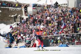 23.03.2019, Oslo, Norway (NOR): Ingrid Landmark Tandrevold (NOR) - IBU world cup biathlon, pursuit women, Oslo (NOR). www.nordicfocus.com. © Manzoni/NordicFocus. Every downloaded picture is fee-liable.