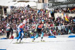 23.03.2019, Oslo, Norway (NOR): Kaisa Makarainen (FIN), Caroline Colombo (FRA), (l-r) - IBU world cup biathlon, pursuit women, Oslo (NOR). www.nordicfocus.com. © Manzoni/NordicFocus. Every downloaded picture is fee-liable.