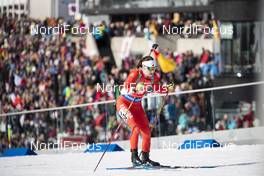 23.03.2019, Oslo, Norway (NOR): Megan Bankes (CAN) - IBU world cup biathlon, pursuit women, Oslo (NOR). www.nordicfocus.com. © Manzoni/NordicFocus. Every downloaded picture is fee-liable.