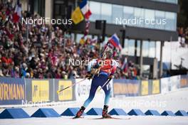 23.03.2019, Oslo, Norway (NOR): Elisa Gasparin (SUI) - IBU world cup biathlon, pursuit women, Oslo (NOR). www.nordicfocus.com. © Manzoni/NordicFocus. Every downloaded picture is fee-liable.