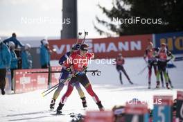 23.03.2019, Oslo, Norway (NOR): Christina Rieder (AUT) - IBU world cup biathlon, pursuit women, Oslo (NOR). www.nordicfocus.com. © Manzoni/NordicFocus. Every downloaded picture is fee-liable.