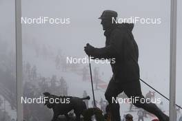 22.03.2019, Oslo, Norway (NOR): Event Feature: Fog over the shooting range - IBU world cup biathlon, sprint men, Oslo (NOR). www.nordicfocus.com. © Manzoni/NordicFocus. Every downloaded picture is fee-liable.