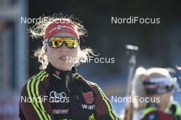 21.03.2019, Oslo, Norway (NOR): Laura Dahlmeier (GER) - IBU world cup biathlon, sprint women, Oslo (NOR). www.nordicfocus.com. © Manzoni/NordicFocus. Every downloaded picture is fee-liable.