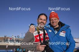 21.03.2019, Oslo, Norway (NOR): Event Feature: Igor Stancik (SVK), Tomas Fusko (SVK) - IBU world cup biathlon, sprint women, Oslo (NOR). www.nordicfocus.com. © Manzoni/NordicFocus. Every downloaded picture is fee-liable.