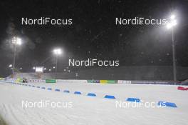 20.02.2019, Minsk-Raubichi, Belarus (BLR): Event Feature: nasty conditions with rain, snow and wind - IBU Open European championships biathlon, individual women, Minsk-Raubichi (BLR). www.nordicfocus.com. © Manzoni/NordicFocus. Every downloaded picture is fee-liable.