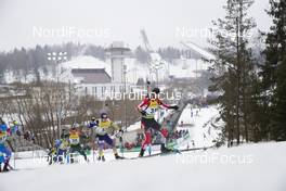 24.02.2019, Minsk-Raubichi, Belarus (BLR): Sven Grossegger (AUT) - IBU Open European championships biathlon, pursuit men, Minsk-Raubichi (BLR). www.nordicfocus.com. © Manzoni/NordicFocus. Every downloaded picture is fee-liable.