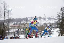 24.02.2019, Minsk-Raubichi, Belarus (BLR): Matvey Eliseev (RUS) - IBU Open European championships biathlon, pursuit men, Minsk-Raubichi (BLR). www.nordicfocus.com. © Manzoni/NordicFocus. Every downloaded picture is fee-liable.