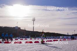21.02.2019, Minsk-Raubichi, Belarus (BLR): Event Feature: undefined athlete competes in the penalty loop - IBU Open European championships biathlon, single mixed relay, Minsk-Raubichi (BLR). www.nordicfocus.com. © Manzoni/NordicFocus. Every downloaded picture is fee-liable.