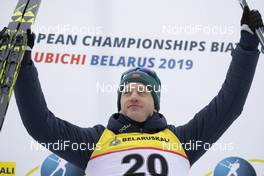 23.02.2019, Minsk-Raubichi, Belarus (BLR): Tarjei Boe (NOR) - IBU Open European championships biathlon, sprint men, Minsk-Raubichi (BLR). www.nordicfocus.com. © Manzoni/NordicFocus. Every downloaded picture is fee-liable.