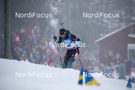 13.03.2019, Oestersund, Sweden (SWE): Martin Fourcade (FRA) - IBU world championships biathlon, individual men, Oestersund (SWE). www.nordicfocus.com. © Manzoni/NordicFocus. Every downloaded picture is fee-liable.