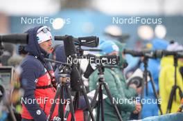 13.03.2019, Oestersund, Sweden (SWE): Siegfried Mazet (FRA) coach team Norway - IBU world championships biathlon, individual men, Oestersund (SWE). www.nordicfocus.com. © Tumashov/NordicFocus. Every downloaded picture is fee-liable.