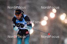 13.03.2019, Oestersund, Sweden (SWE): Simon Fourcade (FRA) - IBU world championships biathlon, individual men, Oestersund (SWE). www.nordicfocus.com. © Tumashov/NordicFocus. Every downloaded picture is fee-liable.