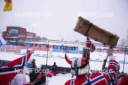 13.03.2019, Oestersund, Sweden (SWE): Event Feature: Fans - IBU world championships biathlon, individual men, Oestersund (SWE). www.nordicfocus.com. © Manzoni/NordicFocus. Every downloaded picture is fee-liable.