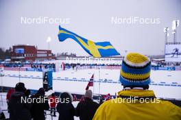 13.03.2019, Oestersund, Sweden (SWE): Event Feature: Fans - IBU world championships biathlon, individual men, Oestersund (SWE). www.nordicfocus.com. © Manzoni/NordicFocus. Every downloaded picture is fee-liable.