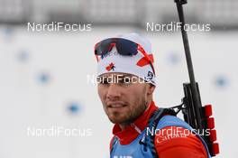 13.03.2019, Oestersund, Sweden (SWE): Christian Gow (CAN) - IBU world championships biathlon, individual men, Oestersund (SWE). www.nordicfocus.com. © Tumashov/NordicFocus. Every downloaded picture is fee-liable.