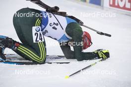 13.03.2019, Oestersund, Sweden (SWE): Arnd Peiffer (GER) - IBU world championships biathlon, individual men, Oestersund (SWE). www.nordicfocus.com. © Manzoni/NordicFocus. Every downloaded picture is fee-liable.