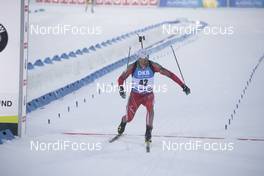 13.03.2019, Oestersund, Sweden (SWE): Vladimir Iliev (BUL) - IBU world championships biathlon, individual men, Oestersund (SWE). www.nordicfocus.com. © Manzoni/NordicFocus. Every downloaded picture is fee-liable.