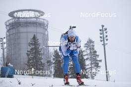 13.03.2019, Oestersund, Sweden (SWE): Apostolos Angelis (GRE) - IBU world championships biathlon, individual men, Oestersund (SWE). www.nordicfocus.com. © Manzoni/NordicFocus. Every downloaded picture is fee-liable.