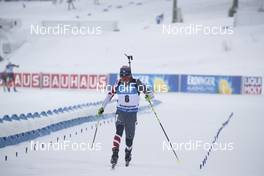 13.03.2019, Oestersund, Sweden (SWE): Jake Brown (USA) - IBU world championships biathlon, individual men, Oestersund (SWE). www.nordicfocus.com. © Manzoni/NordicFocus. Every downloaded picture is fee-liable.