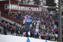 12.03.2019, Oestersund, Sweden (SWE): Susan Dunklee (USA) - IBU world championships biathlon, individual women, Oestersund (SWE). www.nordicfocus.com. © Manzoni/NordicFocus. Every downloaded picture is fee-liable.