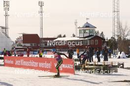 12.03.2019, Oestersund, Sweden (SWE): Event Feature: Before the race.Stadium. Fisher- IBU world championships biathlon, individual women, Oestersund (SWE). www.nordicfocus.com. © Tumashov/NordicFocus. Every downloaded picture is fee-liable.