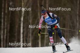 12.03.2019, Oestersund, Sweden (SWE): Clare Egan (USA) - IBU world championships biathlon, individual women, Oestersund (SWE). www.nordicfocus.com. © Tumashov/NordicFocus. Every downloaded picture is fee-liable.