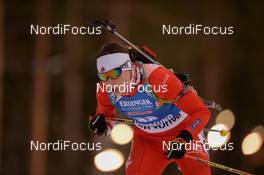 12.03.2019, Oestersund, Sweden (SWE): Megan Bankes (CAN) - IBU world championships biathlon, individual women, Oestersund (SWE). www.nordicfocus.com. © Tumashov/NordicFocus. Every downloaded picture is fee-liable.